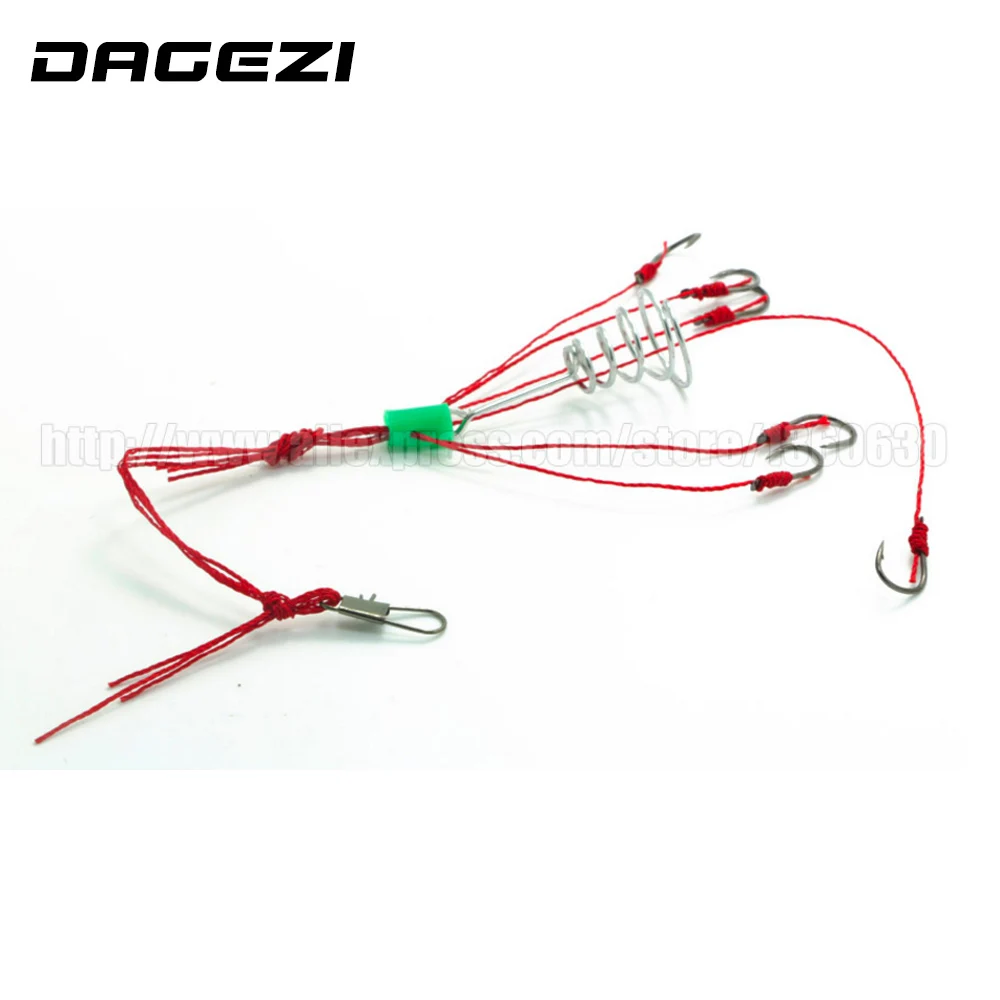 Рыболовные крючки DAGEZI 2 шт./лот взрывозащищенный крючок острый Рыболовный из