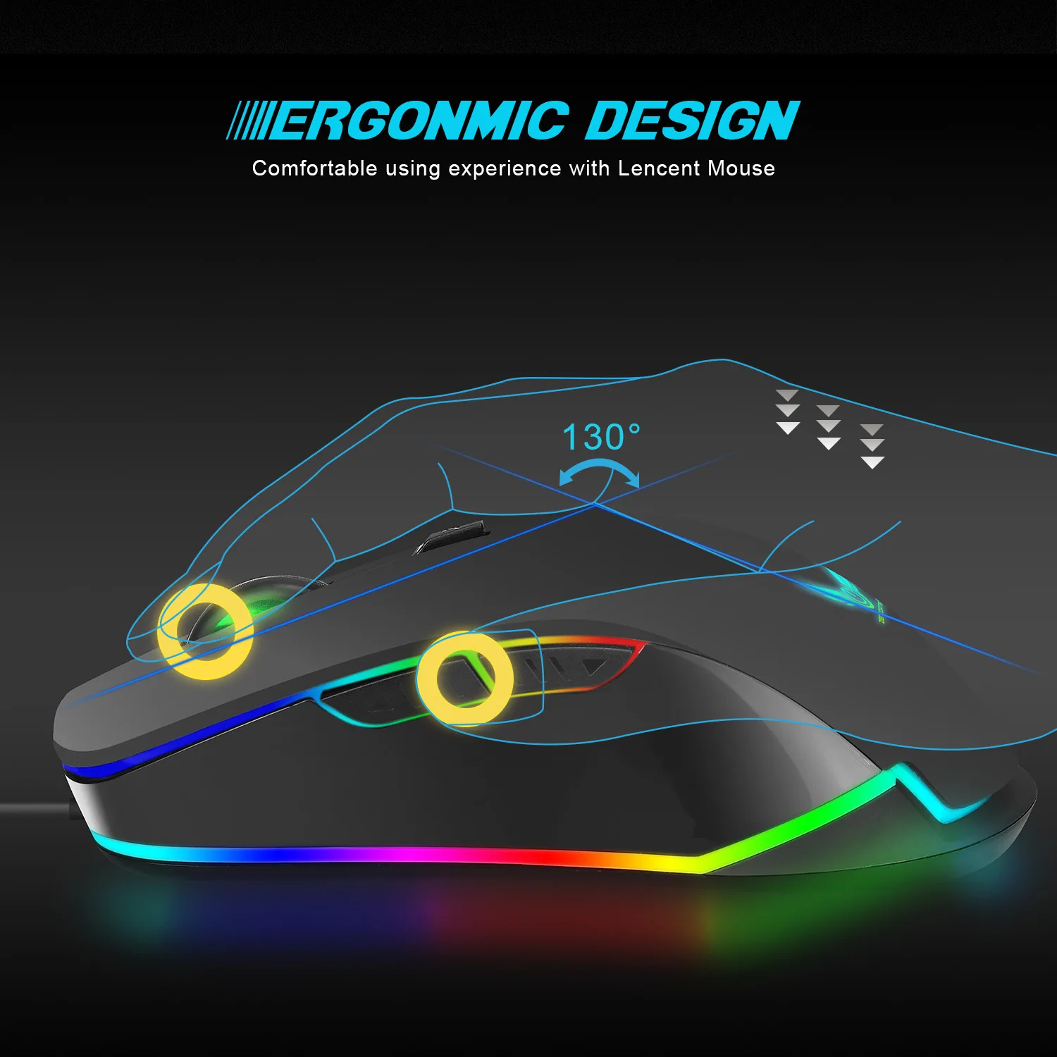 ZERODATE S600 USB Проводная игровая мышь 4800 dpi 6 клавиш оптический макро Программируемый RGB компьютерная мышь профессиональная мышь для настольного компьютера