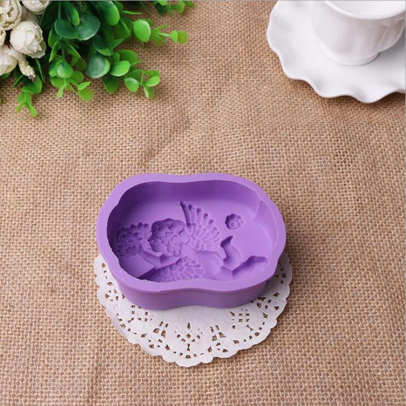 3D один изысканный Торт Шоколад для желе мыла плесень игрушка закуски Детские