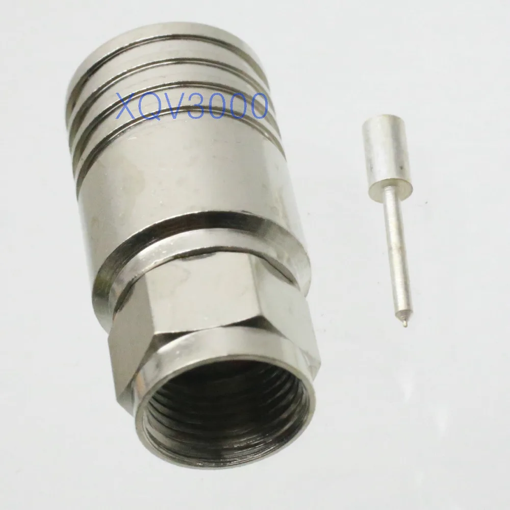 1pce коннектор F TV контактный штекер crimp для кабеля RG11 RF коаксиальный|pin connectors|pin