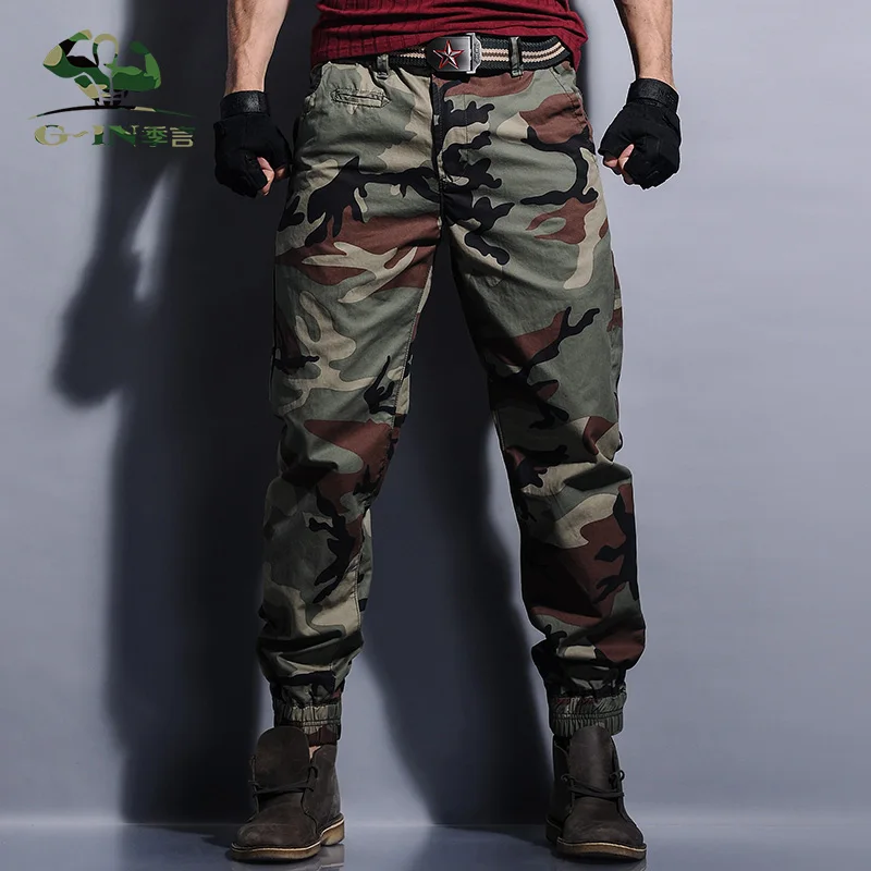Камуфляжные брюки карго для взрослых камуфляжные комбинезоны мужские прямые