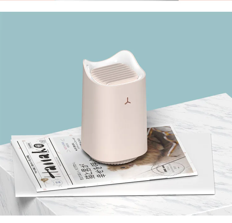 Xiaomi mijia USB москитный убийца умный анти-москитный Домашний крытый тихий без излучения фотокаталитический репеллент против комаров - Цвет: pink