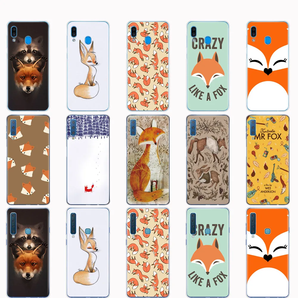 Чехол для Samsung A50 чехол Galaxy A60 A10 A30 A40 A70 A 50 2019 A9 A7 2018 cute sly fox|Бамперы| |