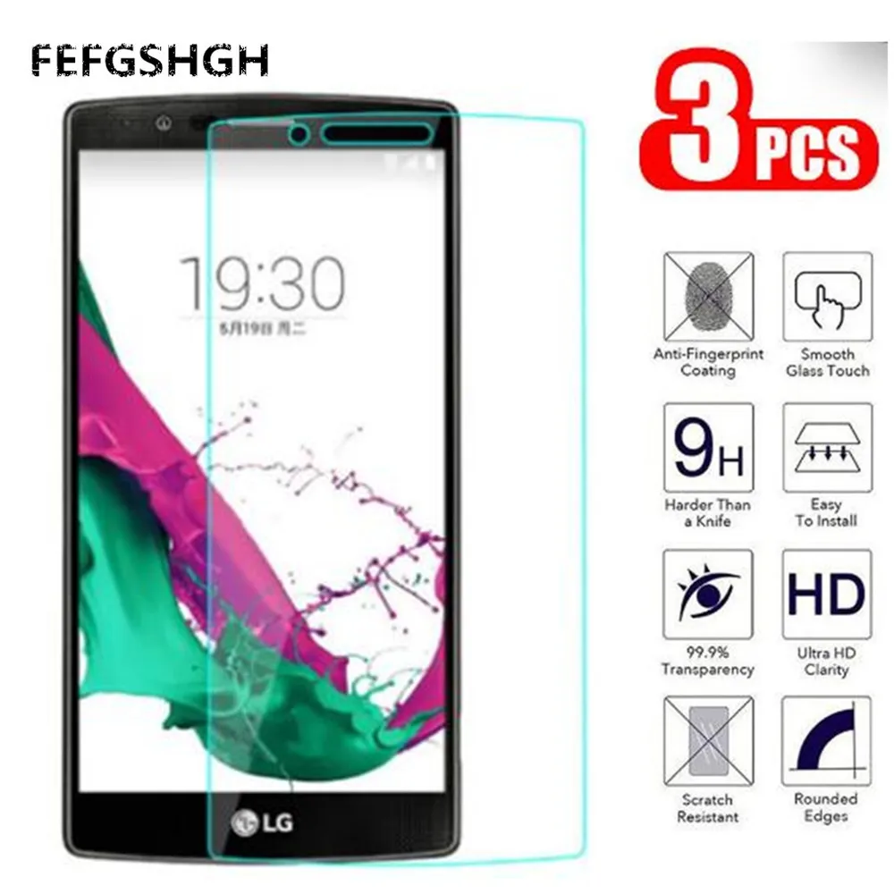 9H 2.5D Закаленное стекло для LG G4 Защитное экрана G 4 H810 H815 защитное стекло|Защитные