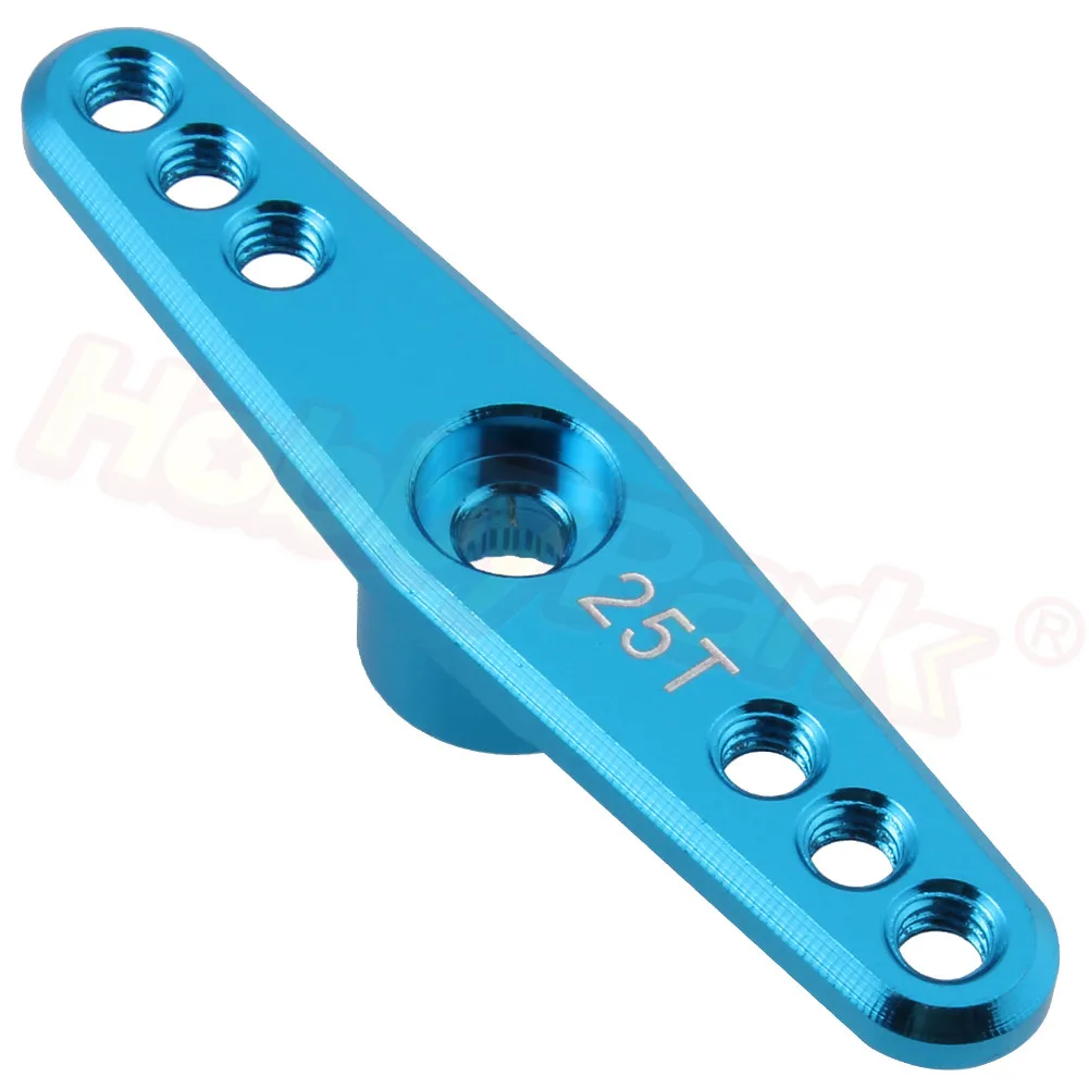 Blue 281 Алюминий 25 т сервопривод рулевой рычаг подходит Futaba Savox Xcore HL HSP HD Himoto Redcat превышение серводвигателей для RC автомобилей лодки - Цвет: Blue 281
