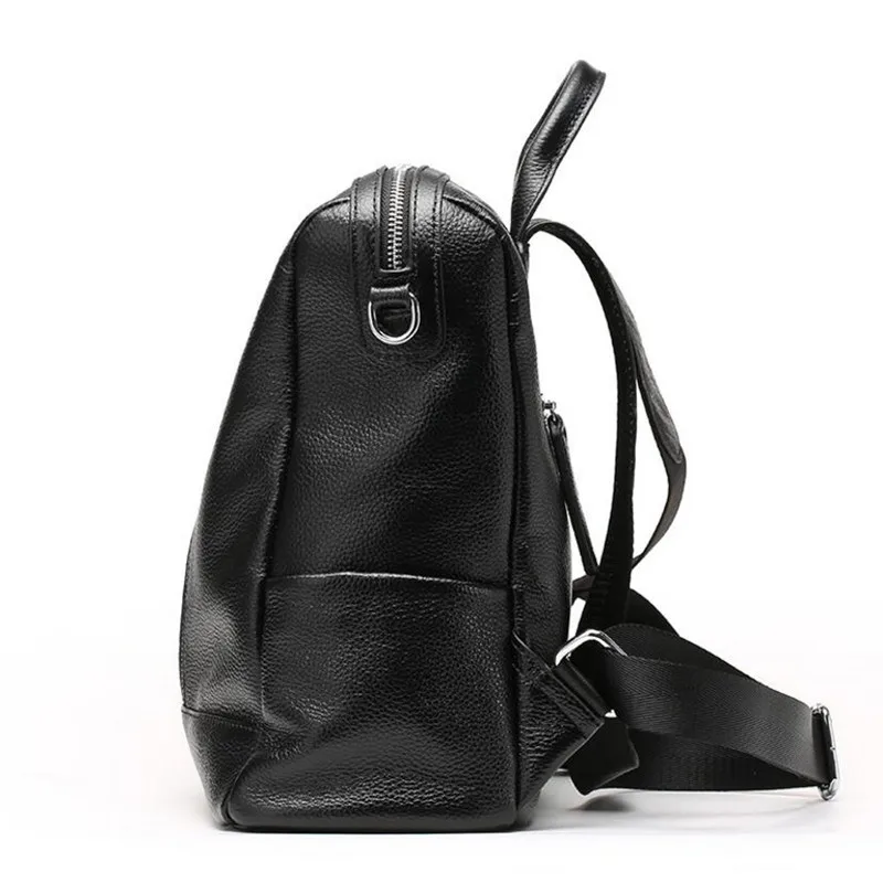 Модные рюкзаки для женщин из натуральной кожи школьная сумка девочек женские