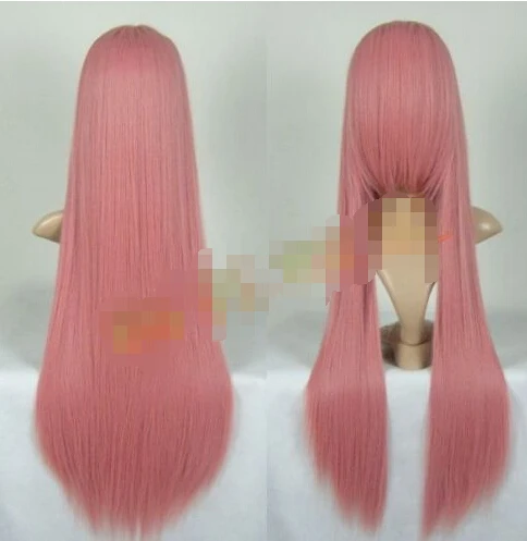 CA Днем Косплей Парик Новый Длинные Темно Розовый Партии Cosplay Wig100cm термостойкого