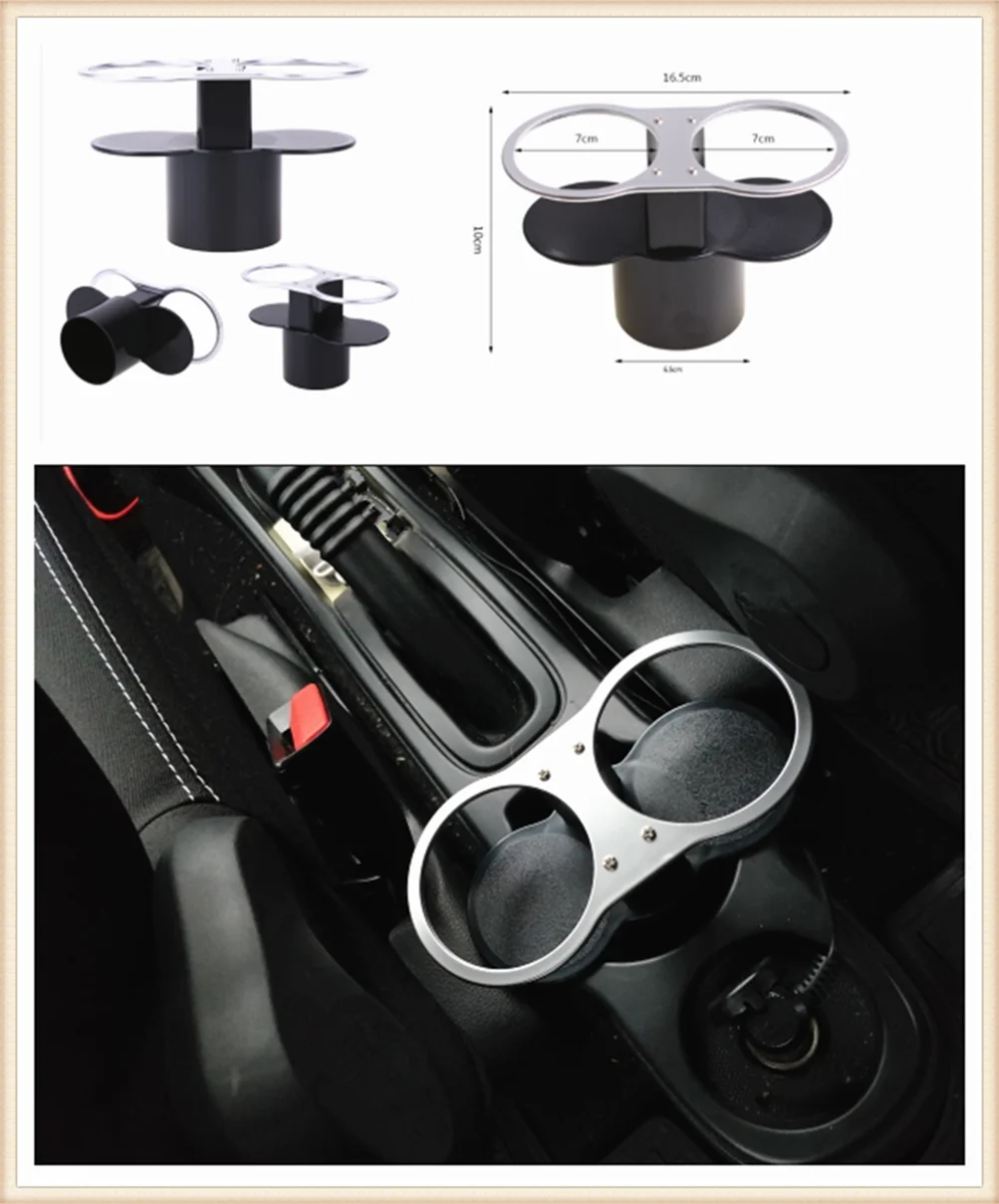 Auto parts ashtray drink bottle double hole cup holder drinking water for Toyota 4Runner Sienna Sequoia Prius GR Camry i-TRIL