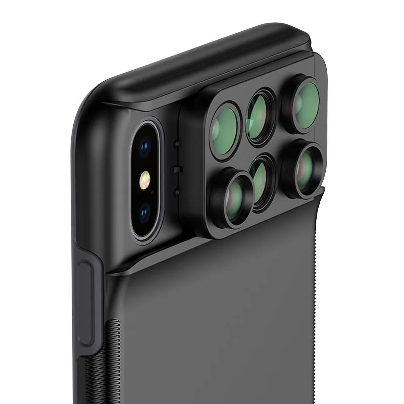 Двойной объектив камеры для Apple iPhone Xs Max телескоп рыбий глаз широкоугольный