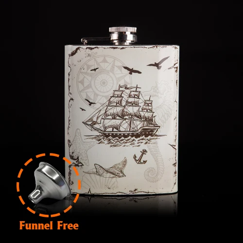 8oz Mealivos, модная фляжка 8 унций, фляжка из нержавеющей стали для алкогольной бутылки, водки, виски, бутылка для жениха, подружки невесты, подарок, винный горшок - Цвет: 8oz