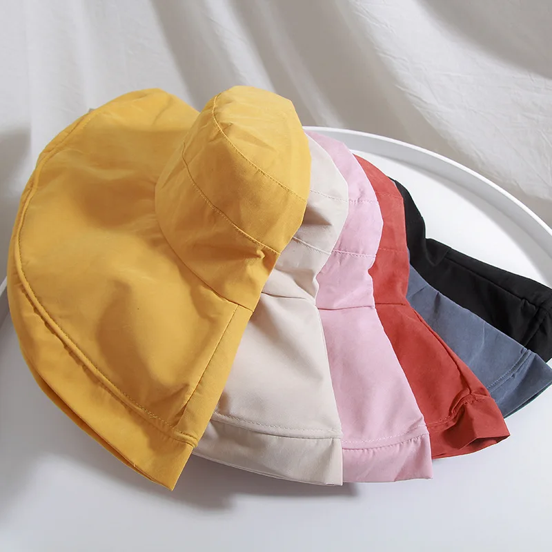 Шляпа Женская Солнцезащитная с широкими полями и защитой от УФ лучей|Женские