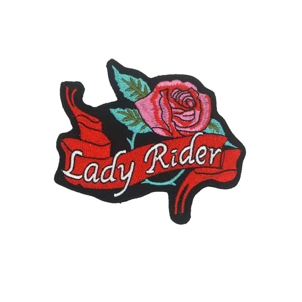Г жа Роза RIDER гладить на каждый день бэк забавные в стиле панк рок вышитые