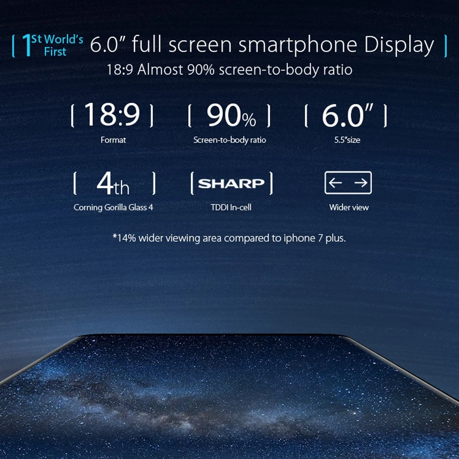 Оригинальный umidigi S2 мобильный телефон MTK helio p20 6.0 дюймов 5100 мАч 13.0mp двойной сзади