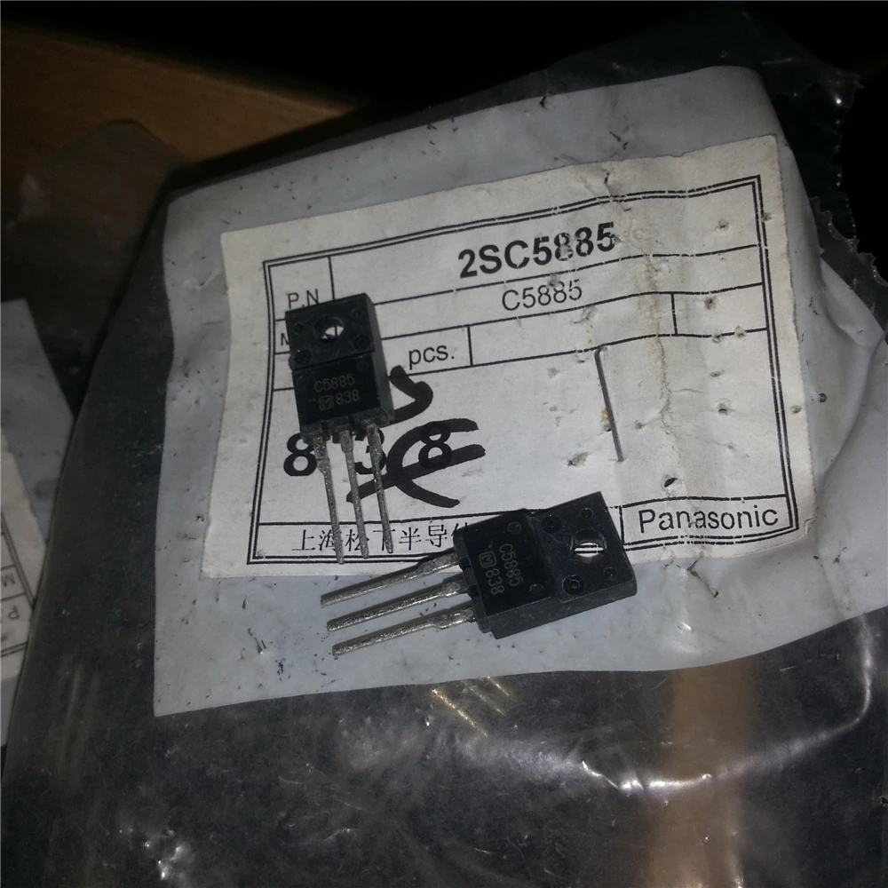 2SC5885 C5885 5885 to 220f секундная стрелка оригинальный 10 шт./лот|Транзисторы| |