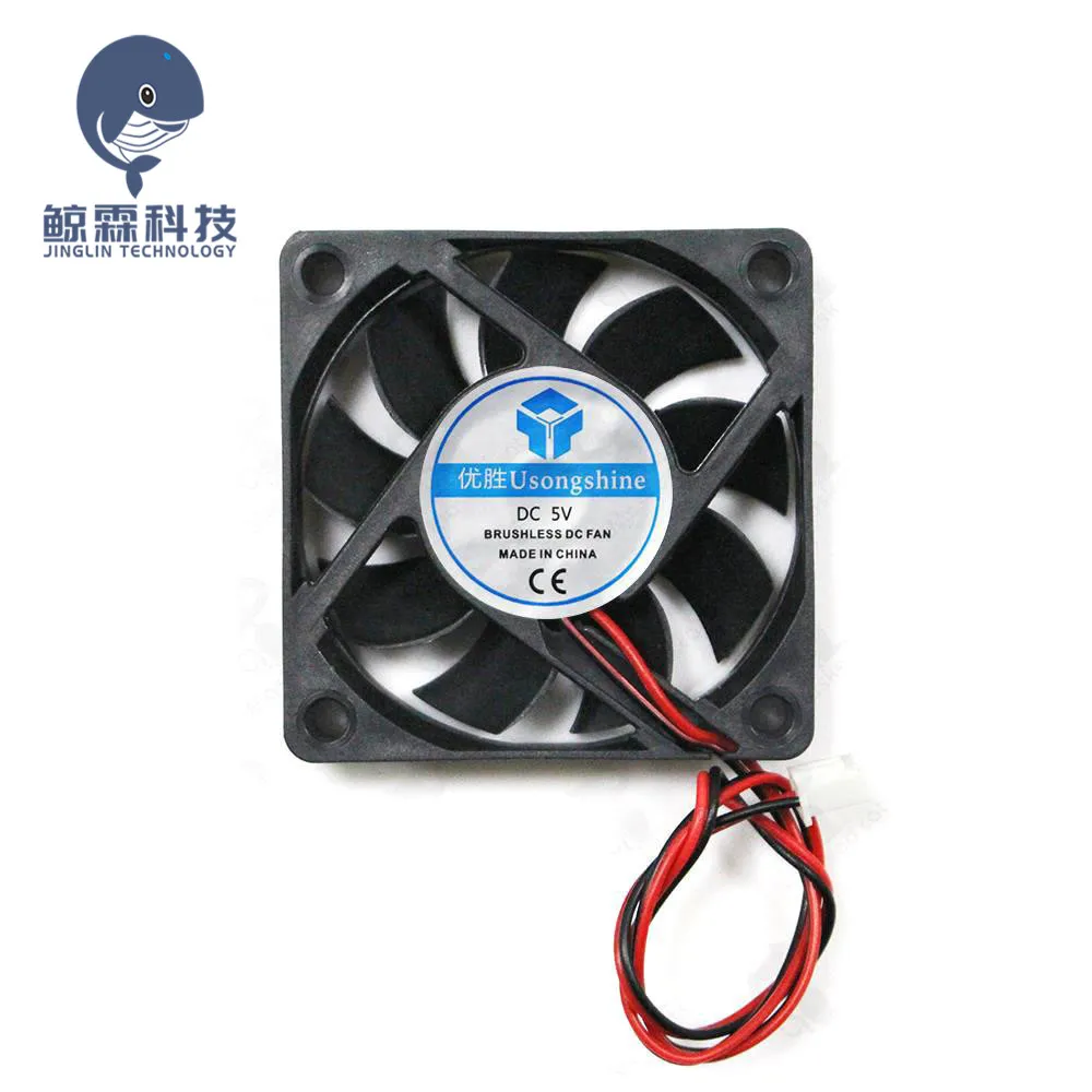 1 шт. DC 5V 12V 24V 2 контактный 60x60x15mm PC компьютер CPU система Втулка подшипник вентилятор