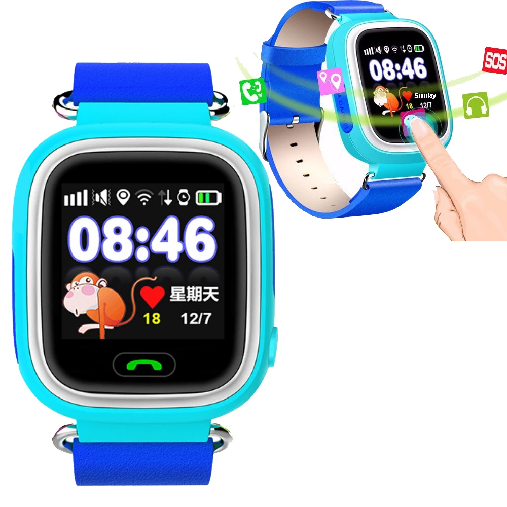 Jm12 GPS Смарт-часы детские безопасные наручные sos/GSM/WI-FI вызова локатор