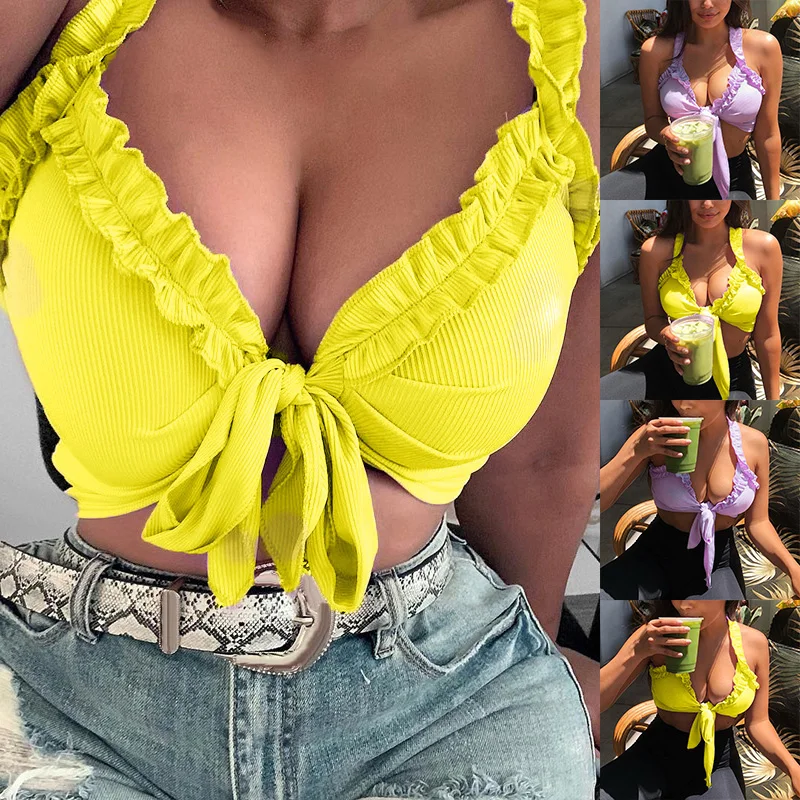 Для женщин Майки вечерние бантом Повседневное праздник эластичная блузка Одежда