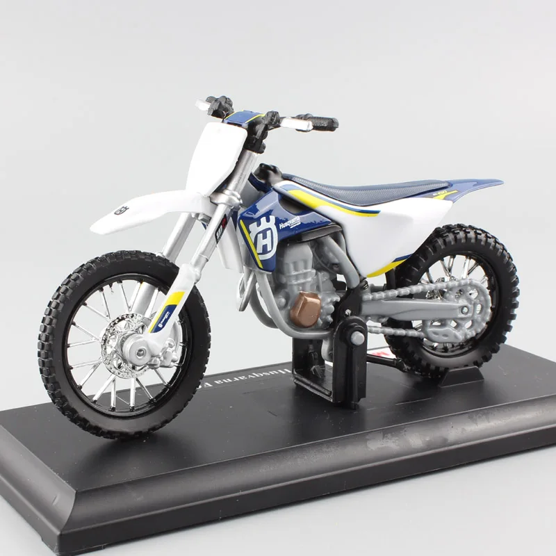 1/18 Масштаб Мини KTM Husqvarna FC 450 мотоцикл эндуро гоночный литье под давлением моделирование мотокросса Реплика металлическая модель автомобиля детские игрушки