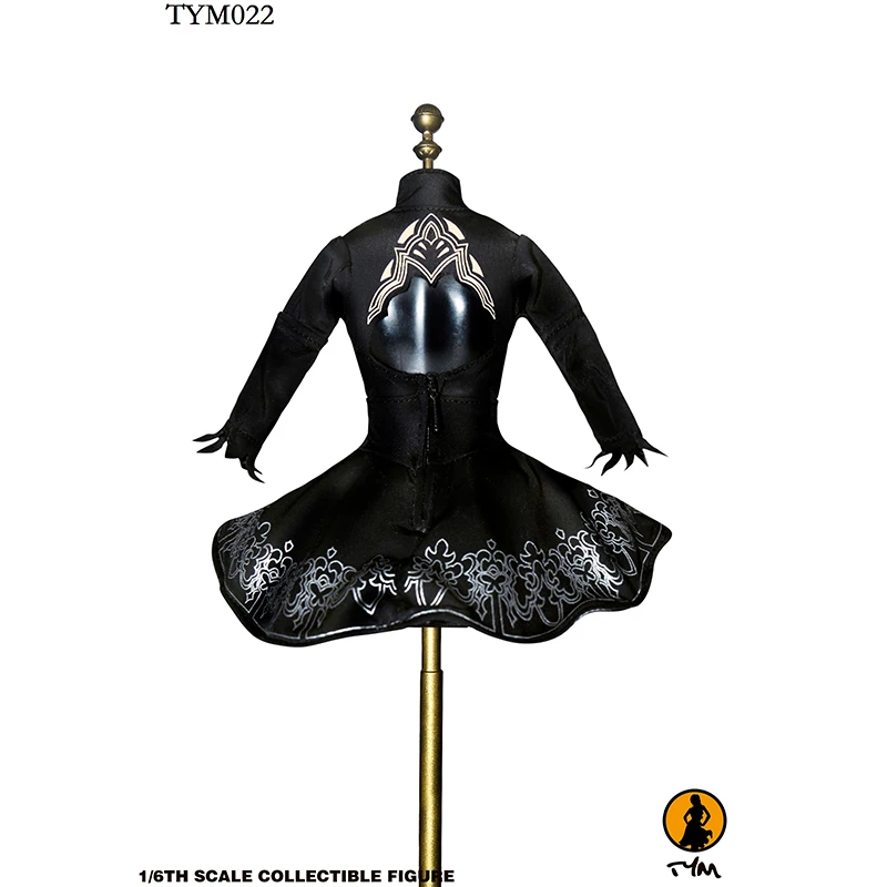 Масштаб 1/6 экшн-фигурка тим022 сексуальная автомата 2b Miss женское платье мини-юбка