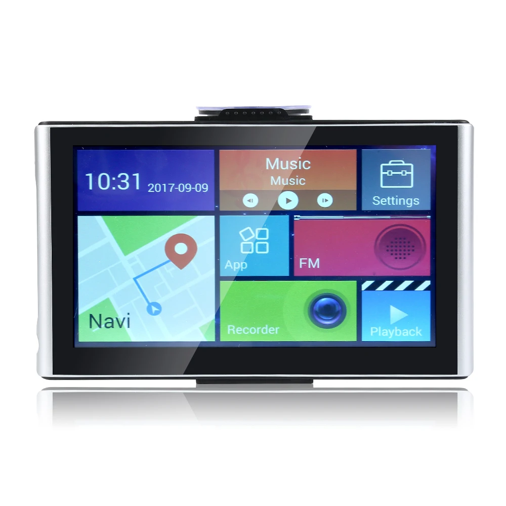 POPSPARK 7 дюймов HD 1920*1080P Wifi Android TFT сенсорный экран автомобильный gps-навигатор DVR Функция 170 градусов fm-передатчик