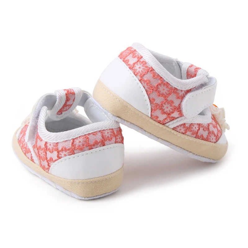 Toddler Kids Moccasins Cotton Flower Bow Soft Sole Shoes Infant No-Slip First Walkers |