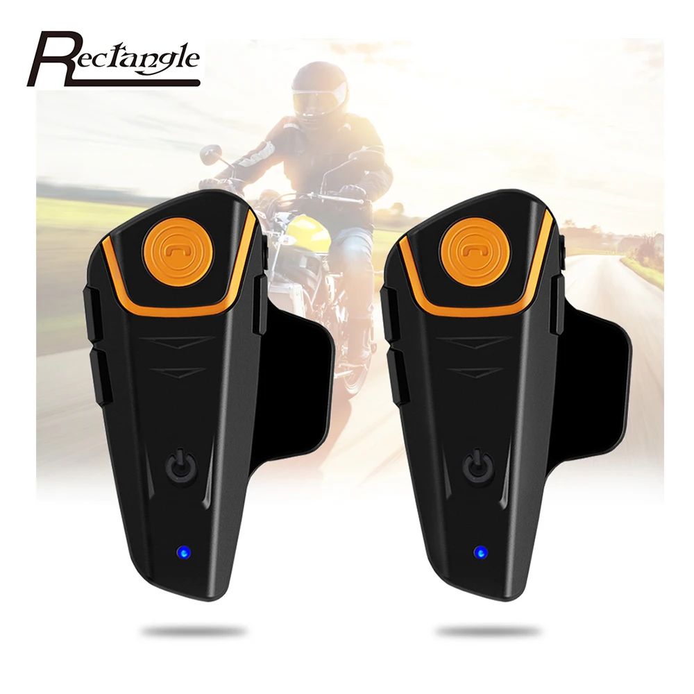BT S2 1000 м Bluetooth Headset Мотоцикл Интерком Auto Answer FM радиофон с 300 часов в режиме ожидания