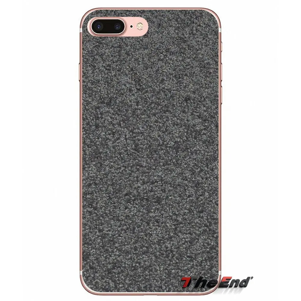 Текстура поверхности силиконовый чехол для телефона iPhone X 4 4S 5 5S 5C SE 6 6S 7 8 Plus Samsung