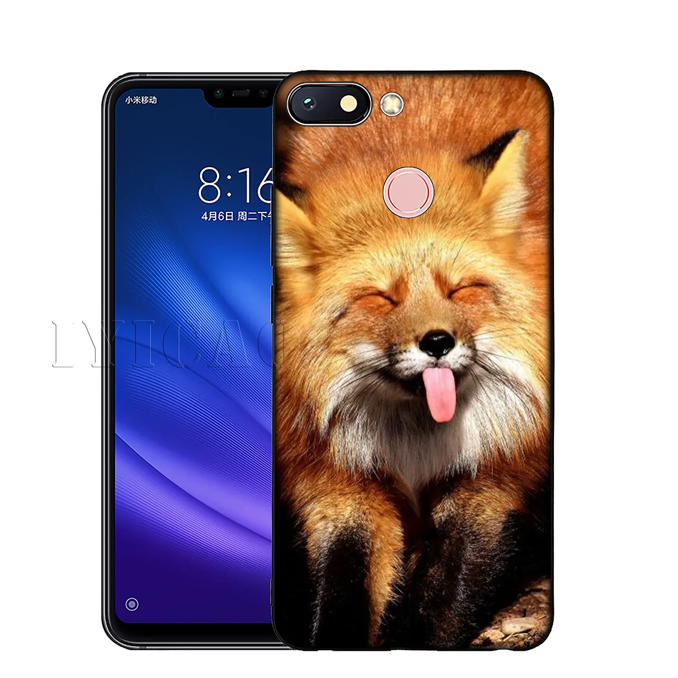 IYICAO Animal Raccoon Fox Soft Silicone Phone Case for Xiaomi Mi 10 9 9T CC9 CC9E 8 SE A3 Pro A1 A2 Lite 6 pocophone f1 mi9 |