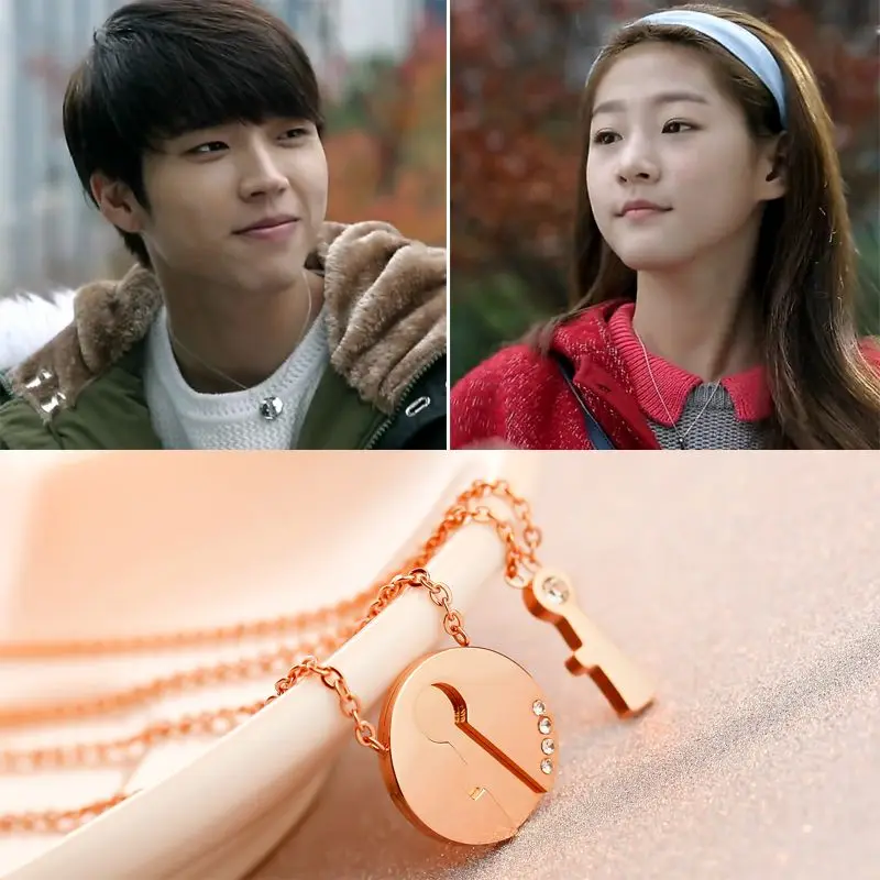 Корейская Драма Привет! Школьная любовь на Nam WooHyun ожерелье из титановой стали|korean