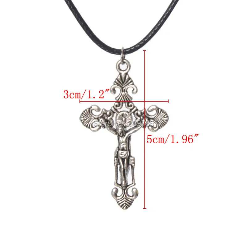 Винтажное кожаное ожерелье с подвеской в форме крыльев и слона винтажное виде