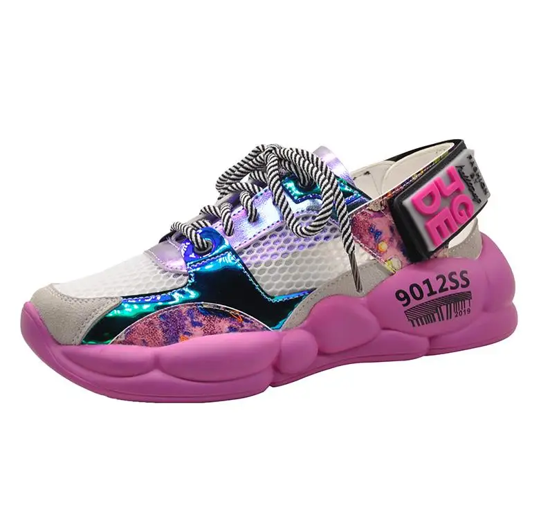 hot pink 3 Новые леопардовые разноцветные плюшевые модные высококачественные женские кроссовки, зимние женские эспадрильи на танкетке - Цвет: hot pink 3