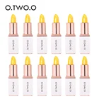 O.TW O.O 12 штнабор цветов постоянно меняющийся бальзам для губ Гигиеническая увлажняющая розовая губная помада антивозрастной набор для макияжа Уход за губами