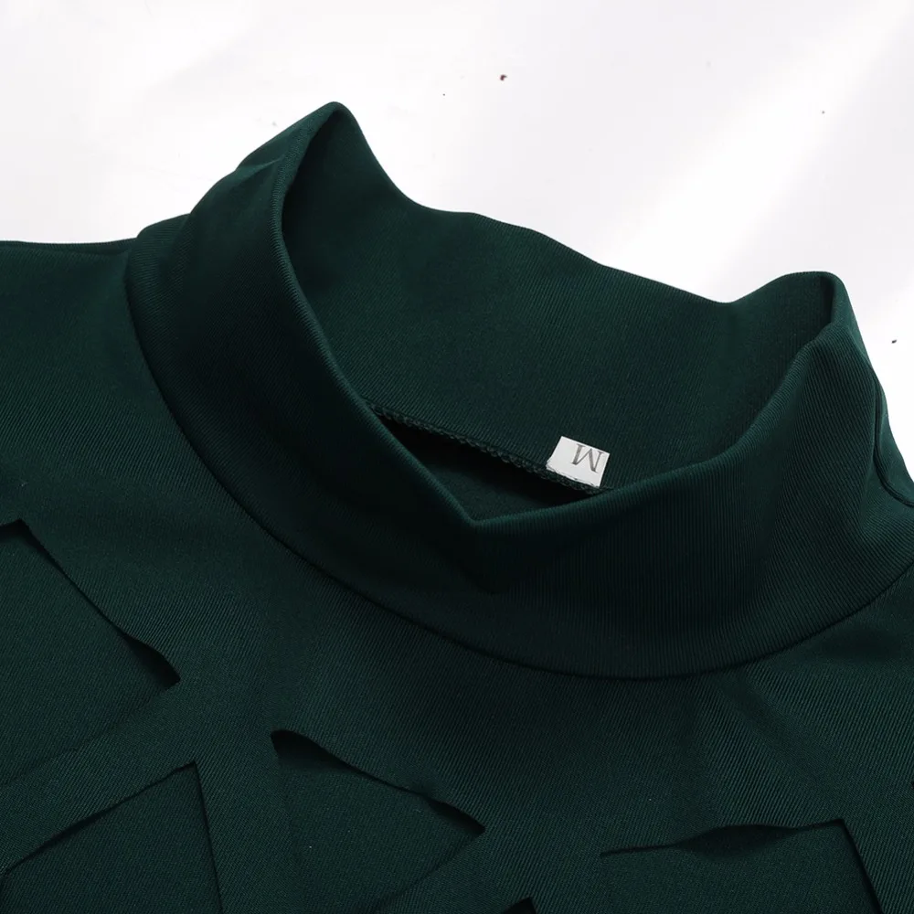 Клубное платье с вырезом-черепашкой для вечеринки ажурное Сетчатое облегающее