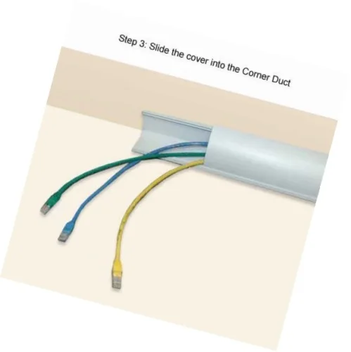 Средний Угловой канальный кабель для поверхности Кабеля Raceway (серия 1150) 5 футов|wire