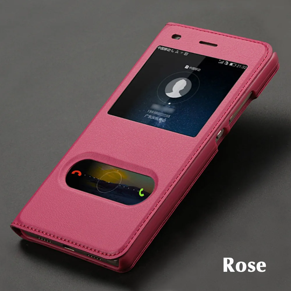 Rose 360 чехол-раскладушка кожаный чехол для телефона для huawei P8 P9 P10 Lite P 8 9 10 Lite P8lite P9lite P10lite 8lite 9 10lite - Цвет: Rose