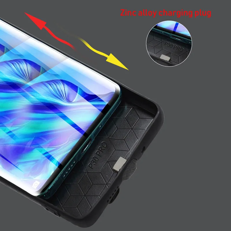 Чехол для зарядного устройства huawei p20 p30 pro mate 20 ультратонкий кожаный чехол