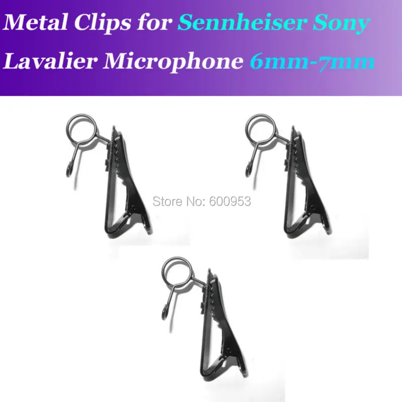 Запасные металлические зажимы для микрофона Sennheiser ME2 Sony V1 D11 петличный микрофон 6-7