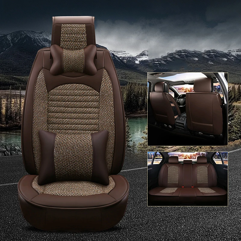 

WLMWL Universal Leather Car seat cover for DS all models DS DS3 DS4 DS6 DS4S DS5 auto styling car accessories auto cushion