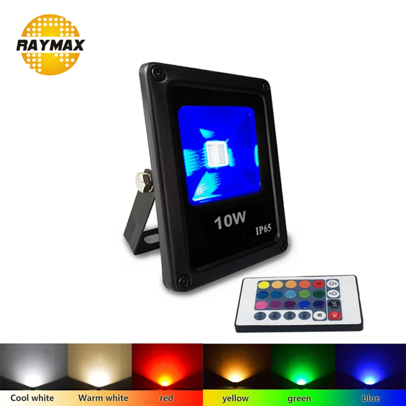 Светодиодный прожектор foco для сада RGB 10 Вт 20 30 50 110 220 В 16 цветов|Прожекторы| |