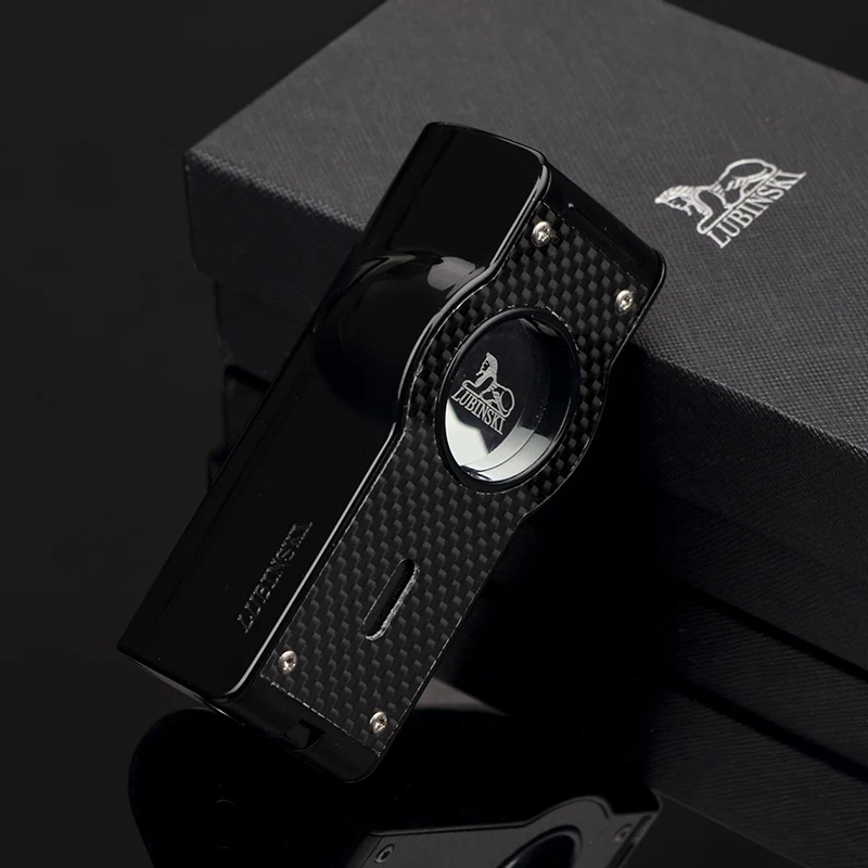 Lubinski High end часы Стиль Лазерная сенсорная индукция 4 факел струя пламени металла