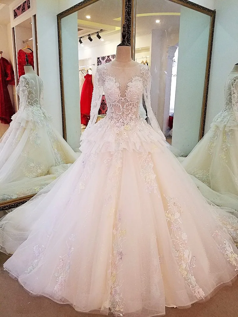 Vestido de Noiva/свадебное платье принцессы в арабском стиле 2017 г. Свадебные платья с