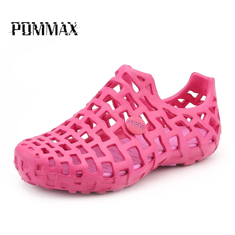 Женские и мужские легкие пляжные сандалии Crocs shoes большие размеры лето