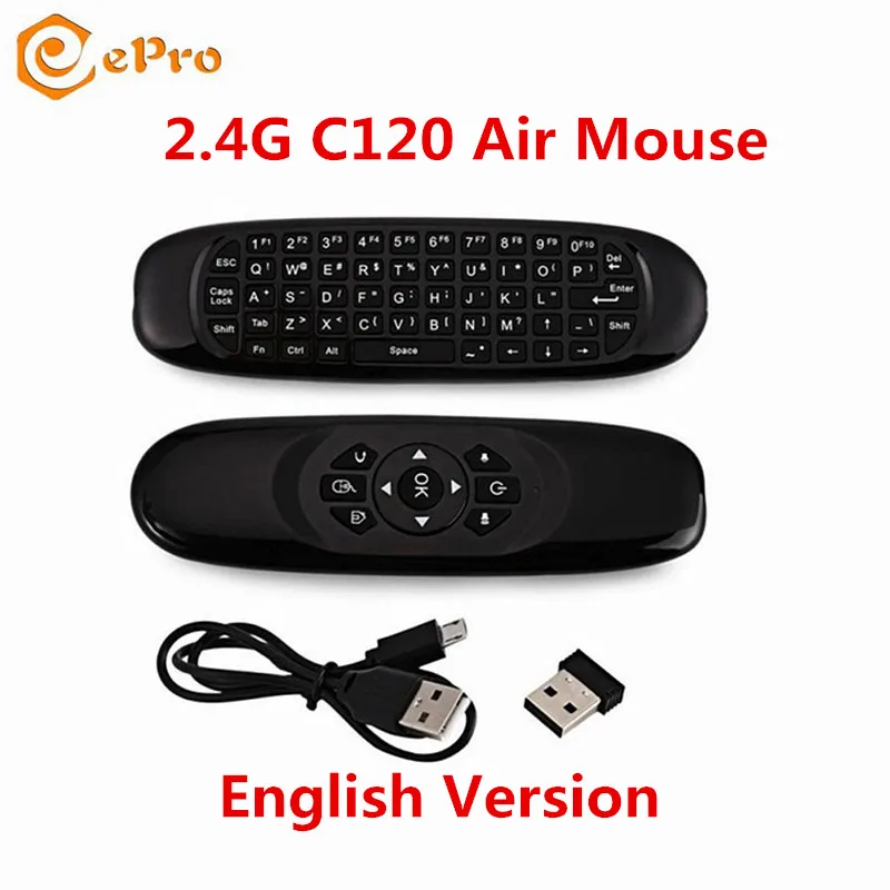 C120 Air Mouse 2 4G перезаряжаемый пульт дистанционного управления Fly беспроводная