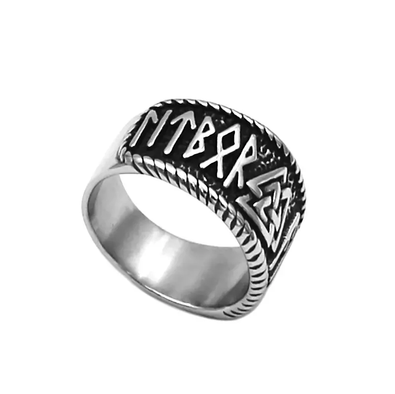 Кольцо из нержавеющей стали Norse Vicking один кольца мужские для байкеров 850B