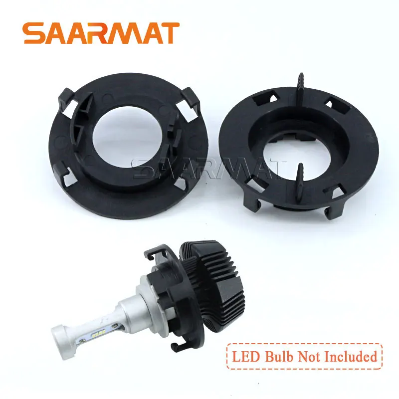 

2 шт. H7 для светодиодных ламп, держатель фары, адаптер света, цоколь лампы для KIA K6 2016/Hyundai/Tucson