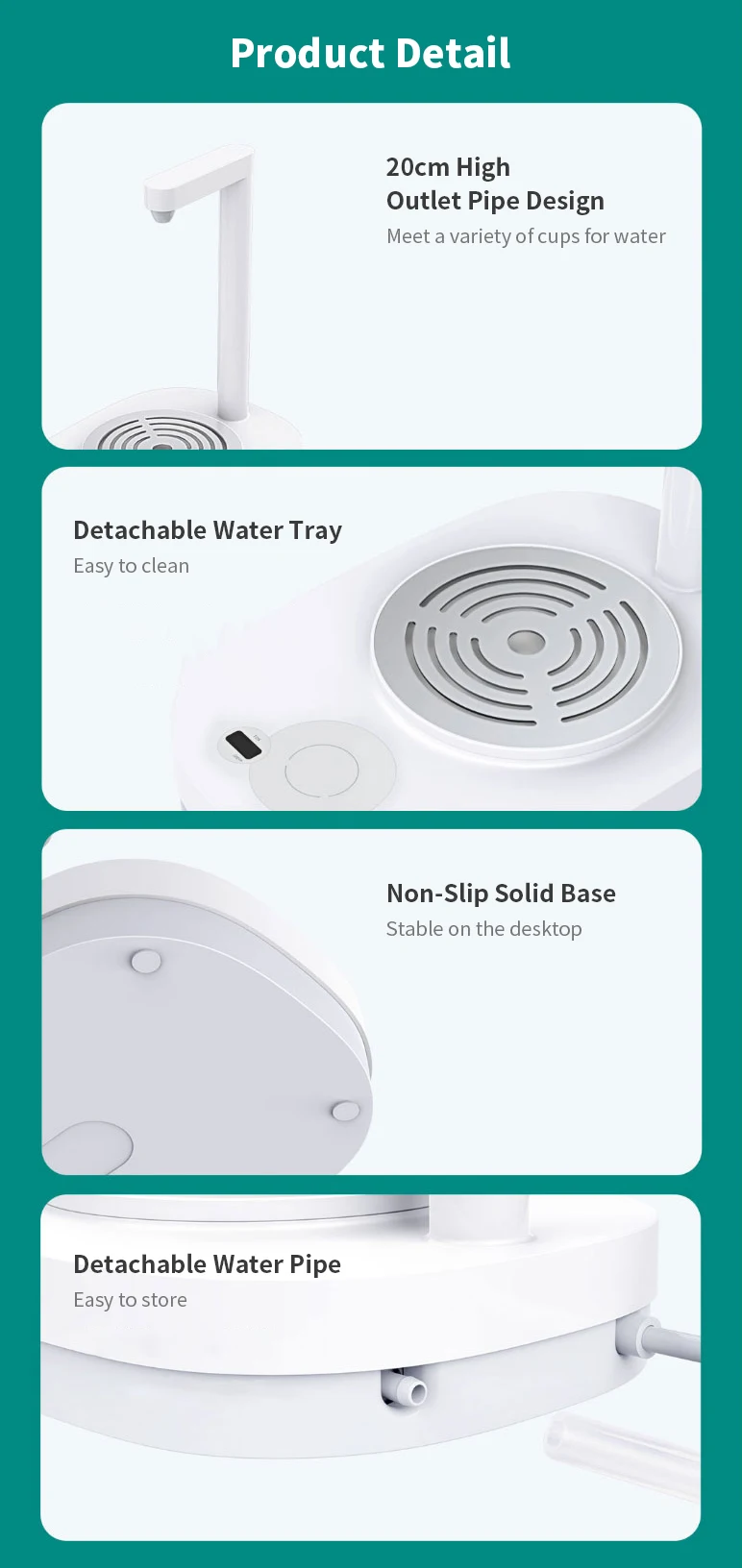 Xiaomi 2100W TDS электрический 3s Мгновенный нагрев воды диспенсер контроль температуры воды быстрый нагрев машина водяное Насосное устройство