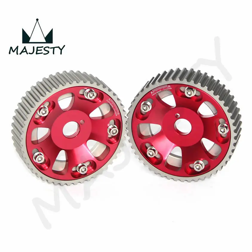 Регулируемая зубчатая передача комплект шкивов из сплава для TOYOTA Supra 1JZ 2JZ 2 шт.