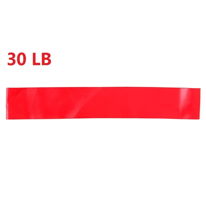 500x50x0.9MM Red Резистивные резинки для тренировки десен оборудование для тренажерного зала петли латексные Йога прочность тренировочный спортивный резинки эспандер - Цвет: 500x50x0.9MM Red