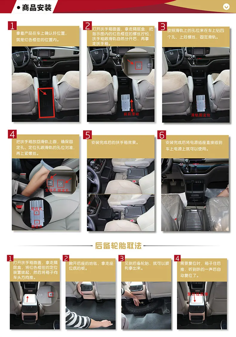 Для Honda Odyssey или тканевый чехол для хранения консоли черного цвета дизайн
