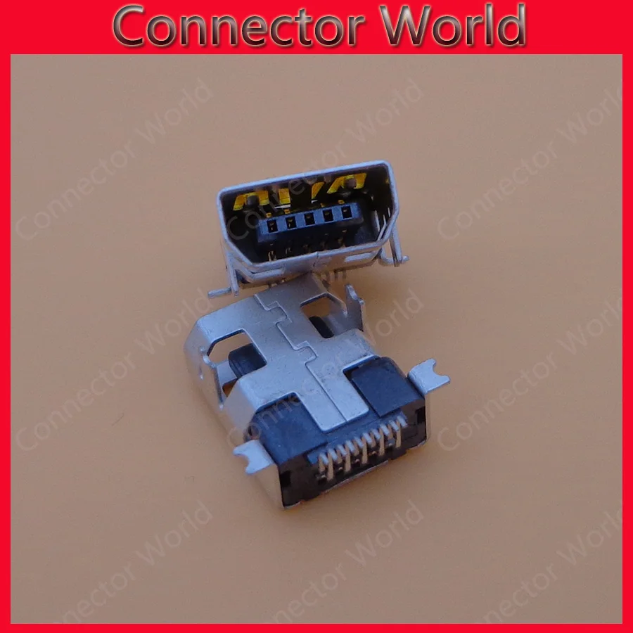 10X мини 10 Pin USB Гнездовой разъем с локацией peg для ремонта мобильных камер MP3 MP4 MP5